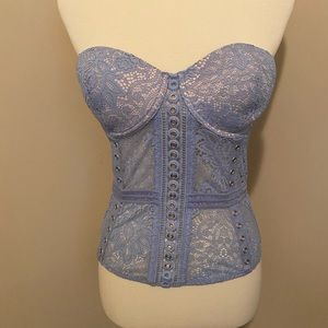 Victoria Secrets Baby Blue Bustier